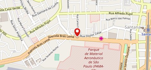 Dona Carmela no mapa