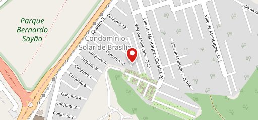 Doux Brigaderia no mapa