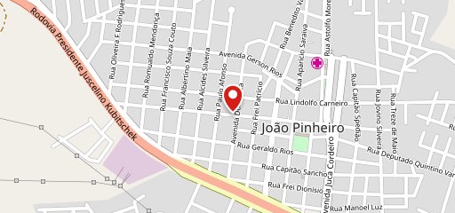 Du' Chef Léo pizzaria João Pinheiro MG no mapa