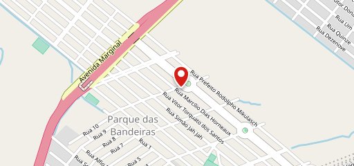 Dudas Pizzaria e Lanchonete no mapa