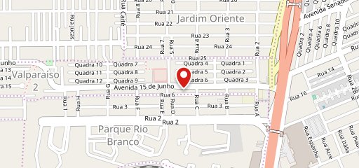 Durham Hamburgueria no mapa