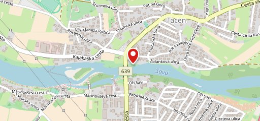 Dvor Tacen Cafe sulla mappa