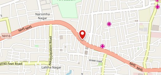 Eaters Stop Restaurant 4th Town Seethammadara on map