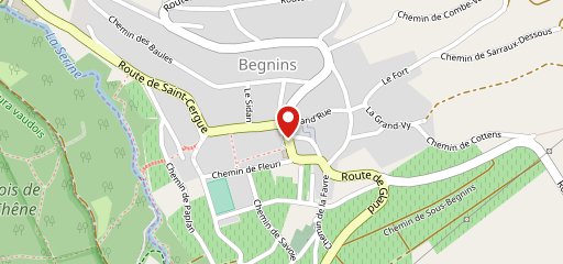 Restaurant & Bistro de L'Ecu Vaudois sulla mappa