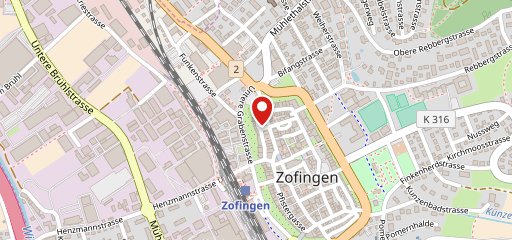 Schlüssel Bar Zofingen sulla mappa