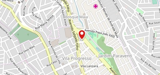 Emporium pizzas no mapa