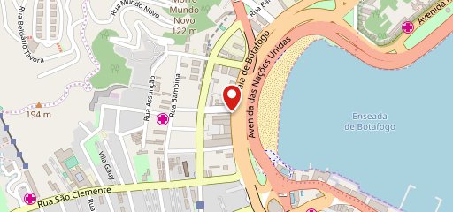 Confeitaria Ópera de Botafogo no mapa