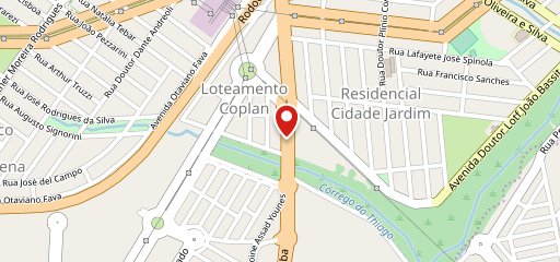 Espetinho das meninas no mapa