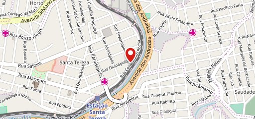 Esquina Santê no mapa