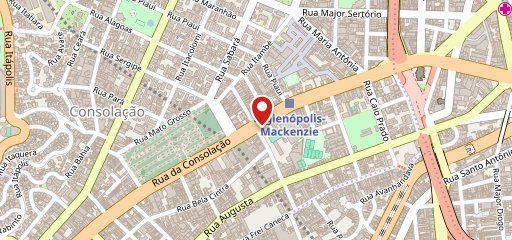 Bar e Lanches Estação Higienópolis no mapa