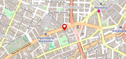 Estrela Da Consolação no mapa