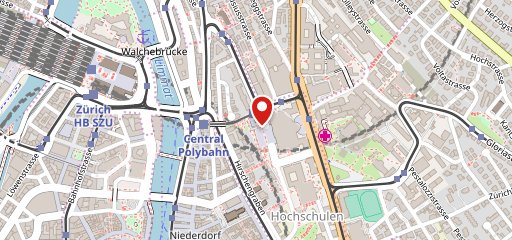 Mensa Polyterrasse sulla mappa