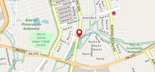 F14 lanches & pizzas no mapa