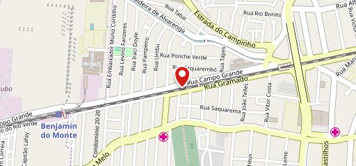 Fabuloso Burger - Campo Grande. no mapa