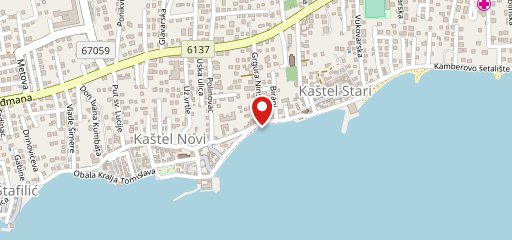 Fast food Dado sulla mappa