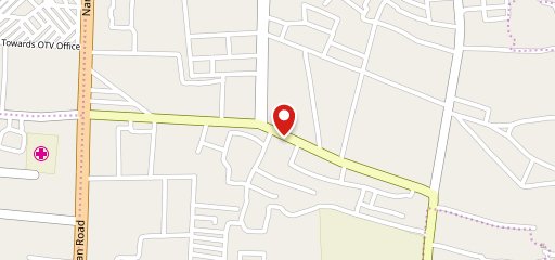 Coffee in cafe on map