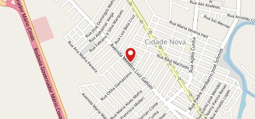 Filé Com Fritas Itajaí no mapa