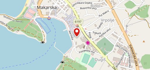 Fish Delish Makarska sulla mappa