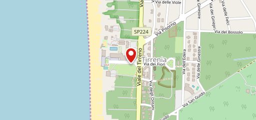 Fish Poke Tirrenia sulla mappa