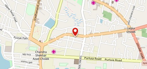 Fitness addiction food court on map