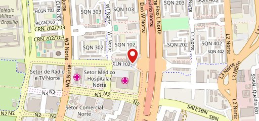 Flor de Lótus no mapa