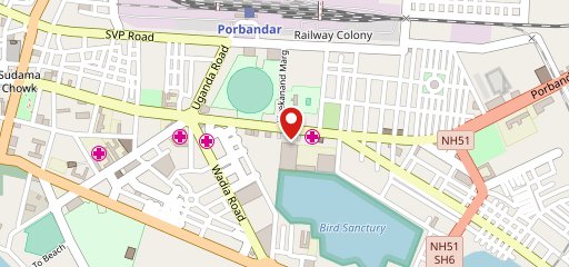 The pizza planet PORBANDAR on map