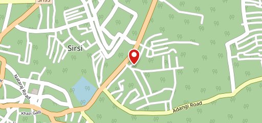 Food club restaurant on map