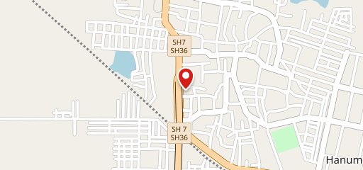 Food junction let's chill with pizza on map