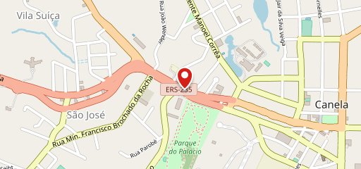 Food Park Canela no mapa
