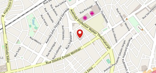 Frango e Assados das Nações no mapa