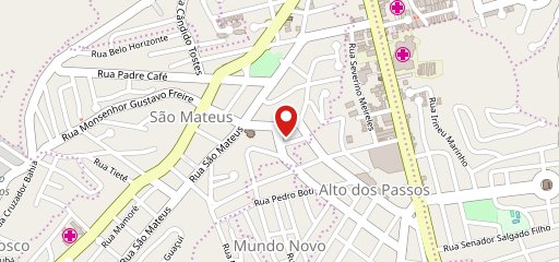 Frango Frito Agridoce no mapa