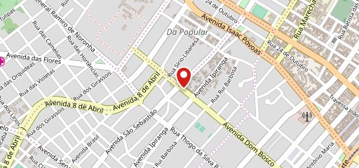 Frango na Brasa no mapa