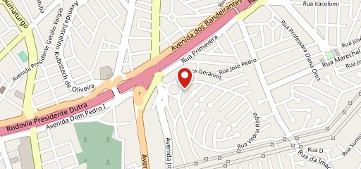 Frangonese Pizzaria e Rotisseria Taubaté no mapa