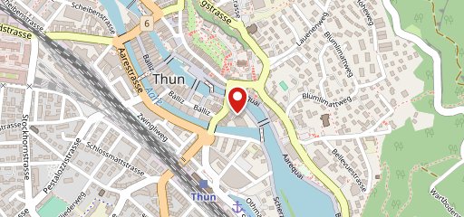 Hotel Aare Thun sulla mappa