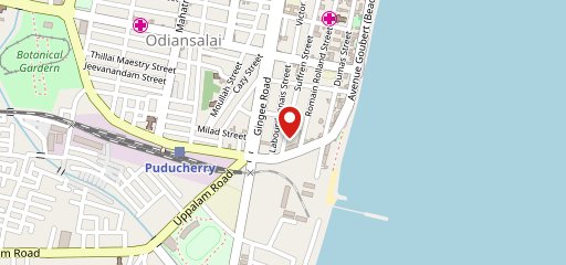 UNIBIC French Loaf Bakery and Cafe Cake Shop in White Town Puducherry on map