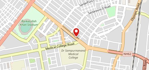 Juice and Fast Food on map