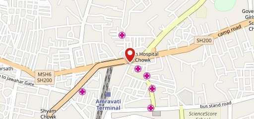 Friend's Adda Amravati on map