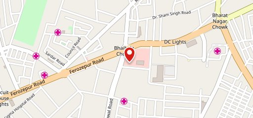 Friends Food hut on map