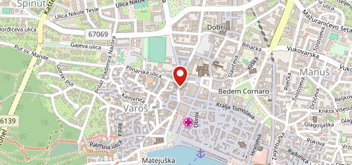 Frit de Split sulla mappa