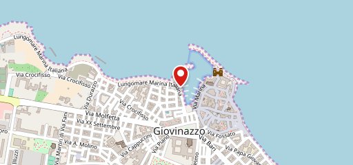 Fronte del Porto sulla mappa