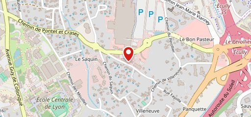 Fruisy Perollier sur la carte