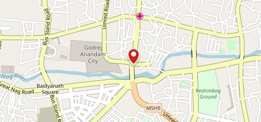 Fuel station cafe & restro on map