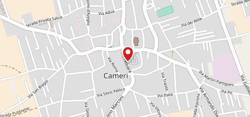 Fuori di pizza sulla mappa