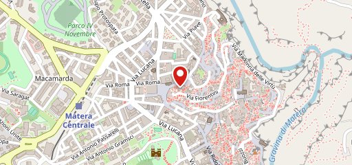 Galleria Matera - Mangiare a Matera: Ristorante nel cuore dei Sassi sulla mappa