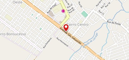 Galpão Pizzaria e Choperia no mapa