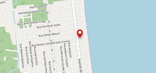 Garagem da Pizza Itapoá no mapa