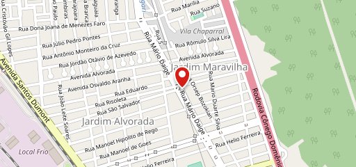 Garagem Lanchonete e Temakeria no mapa