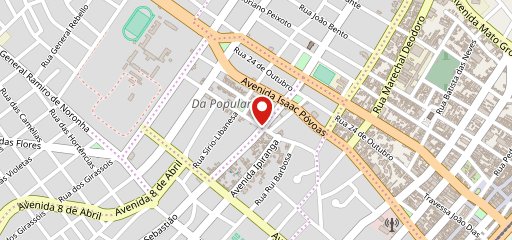 Gato Mia Pizzaria no mapa