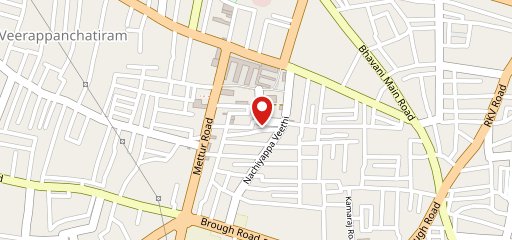 Gayathri mess & tiffen center erode on map