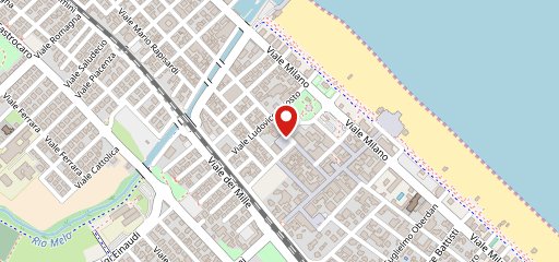 Gelateria Adler Riccione sulla mappa
